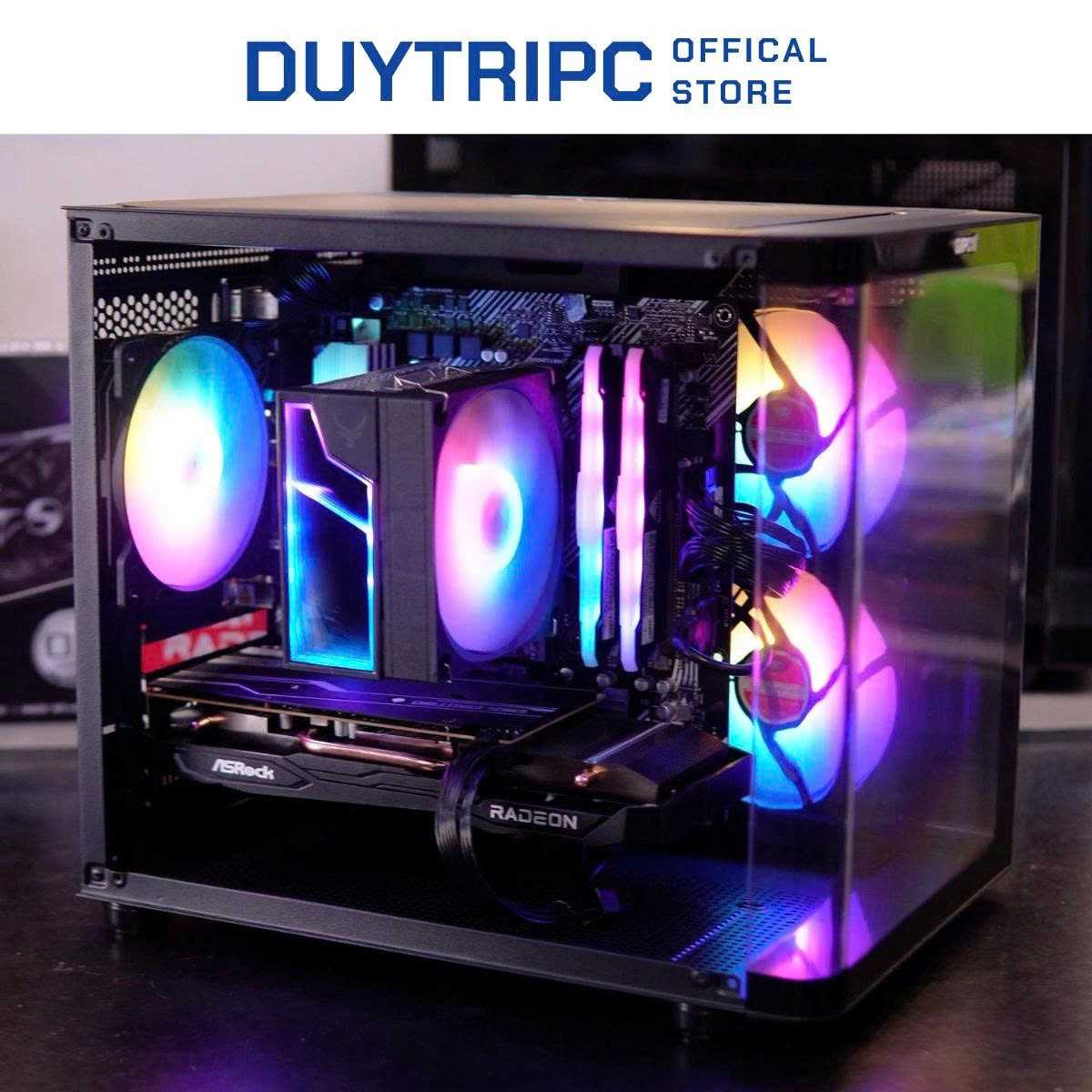 PC Gaming Ryzen 5 5600X | RAM 16GB | RX 7600 8GB | SSD NVMe 512GB | Main B550 | Nguồn 650W Chiến Game Full HD & 2K